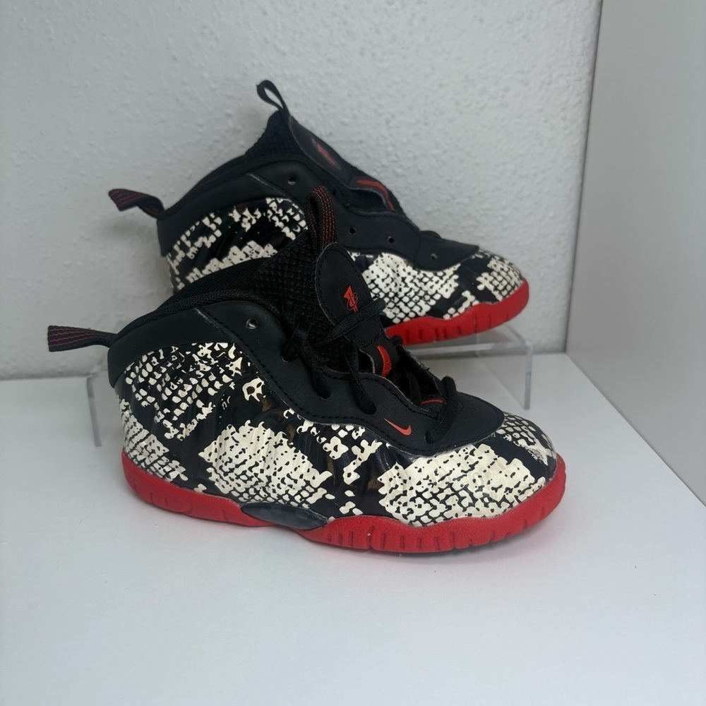 Nike Little Posite One 'Albino Snakeskin' 723947-104 (TD) 8C